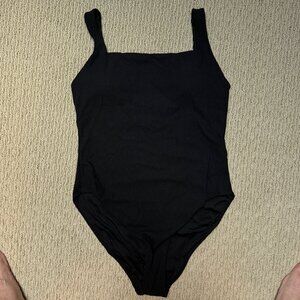 Andie Swim Byron One Piece Ribbed Classic Black